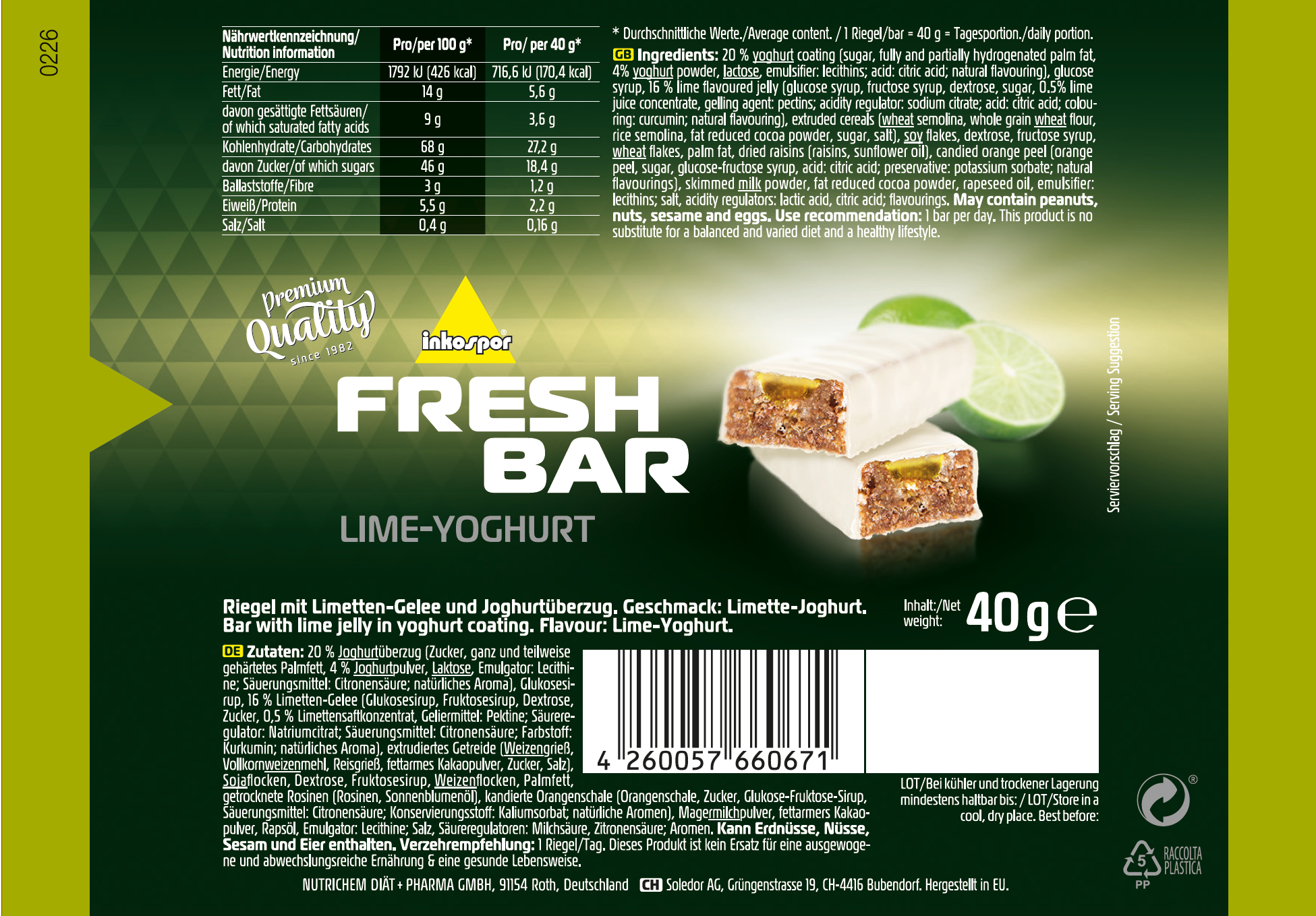 Fruity & Fresh Bar